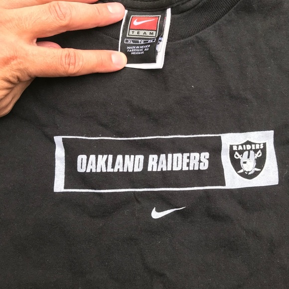 Vintage Oakland raiders Nike shirt xl - Picture 3 of 4